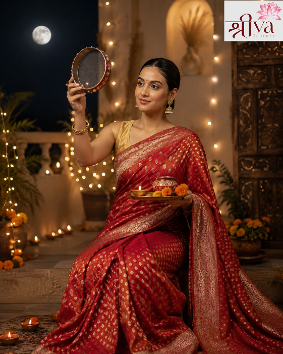 Karwa Chath Saree