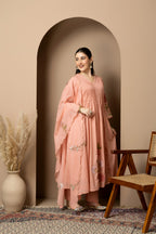 Women's 3-piece embroidered ethnic suit set