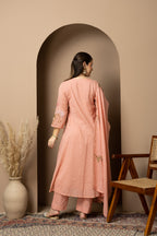 Women's 3-piece embroidered ethnic suit set