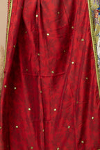 Olive Green Printed Kurta with Sharara Set