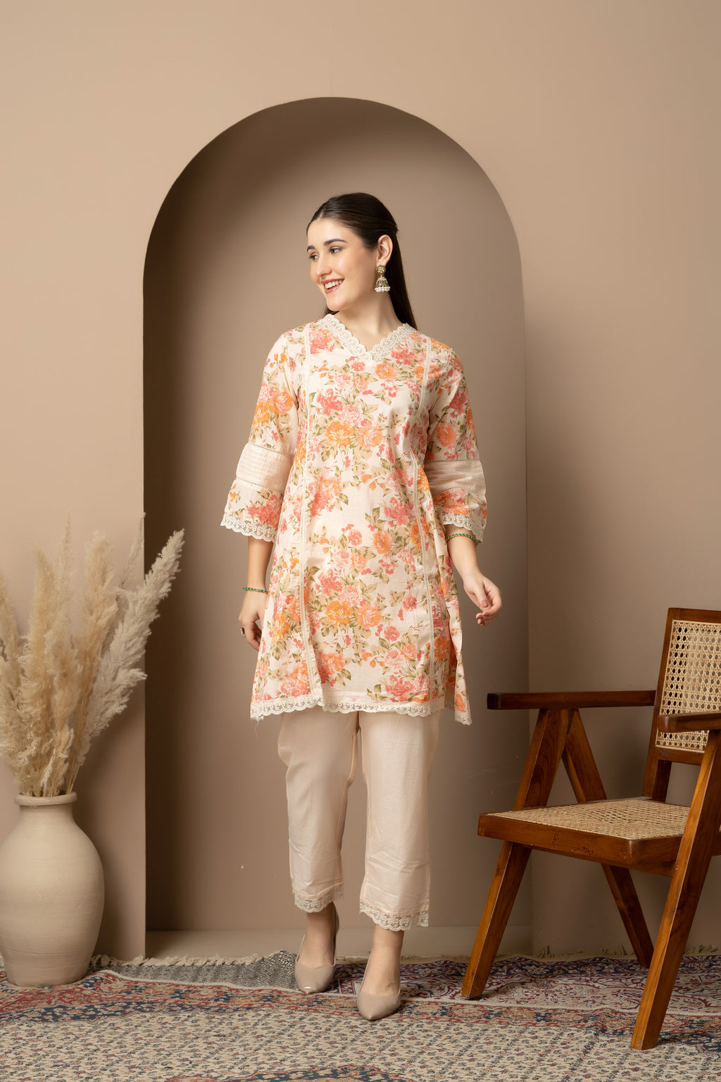 IVORY OFF WHITE/CREAM 2-PIECE KURTA SET’S