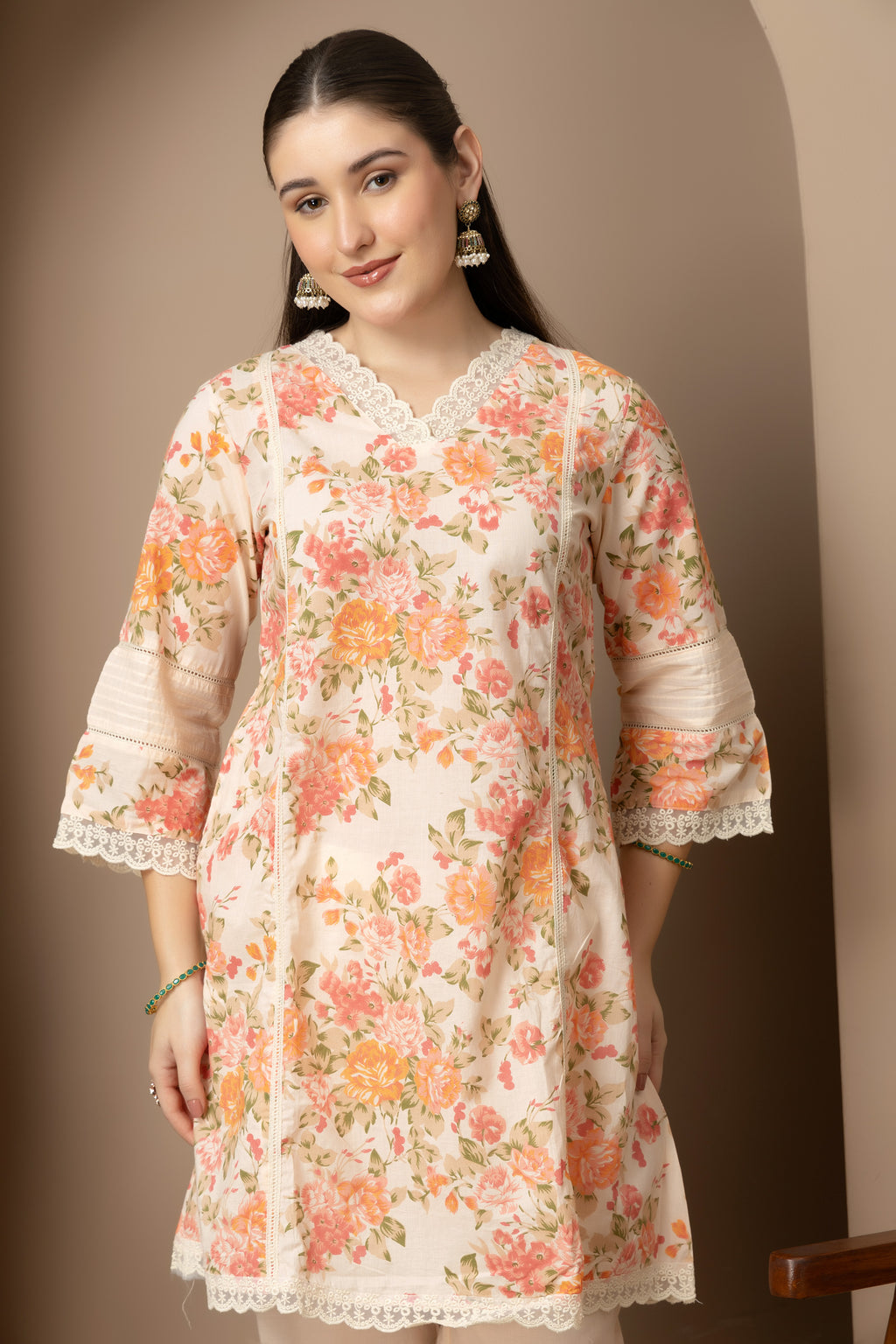 IVORY OFF WHITE/CREAM 2-PIECE KURTA SET’S