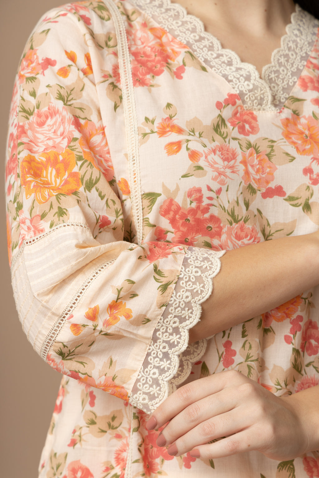 IVORY OFF WHITE/CREAM 2-PIECE KURTA SET’S