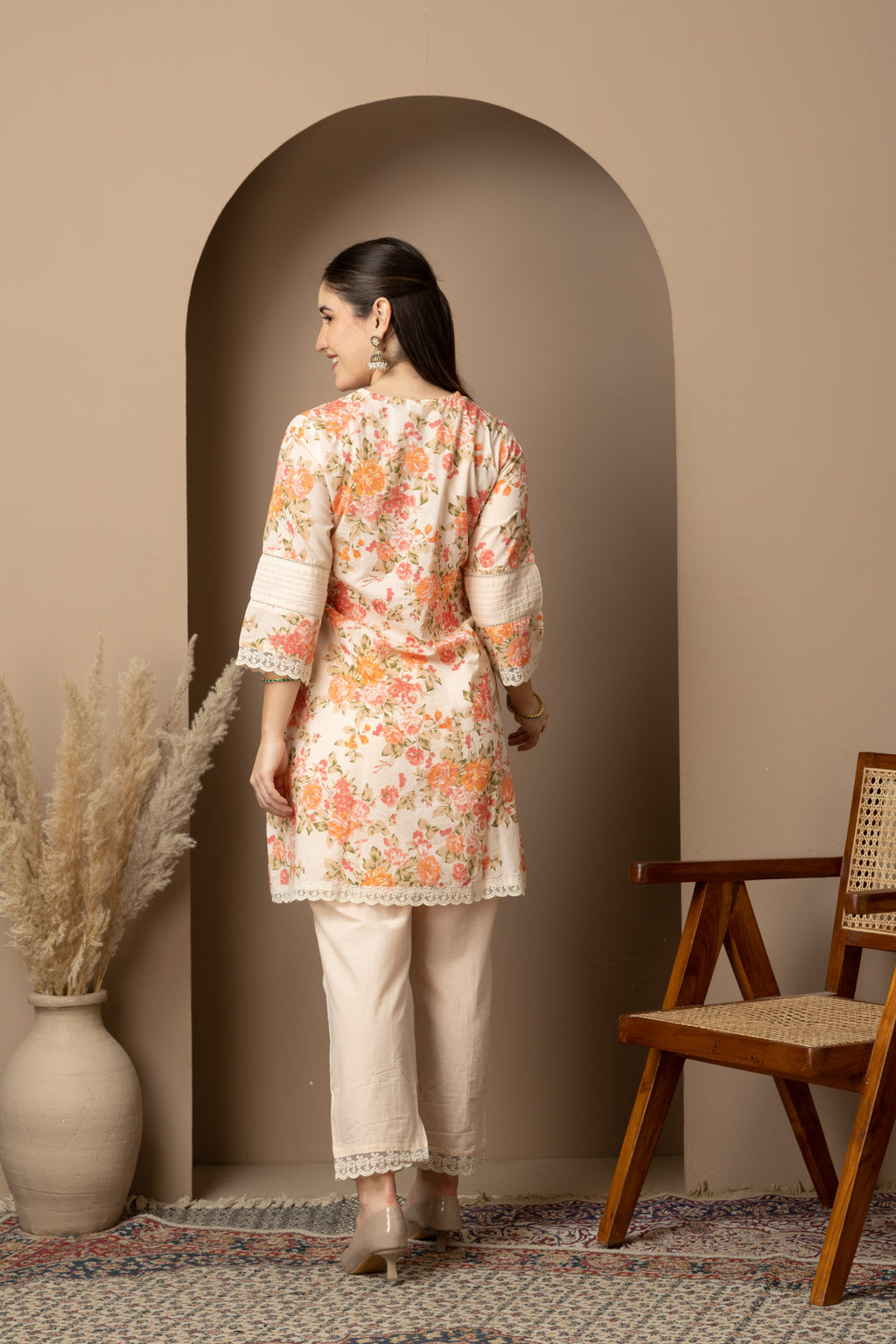 IVORY OFF WHITE/CREAM 2-PIECE KURTA SET’S