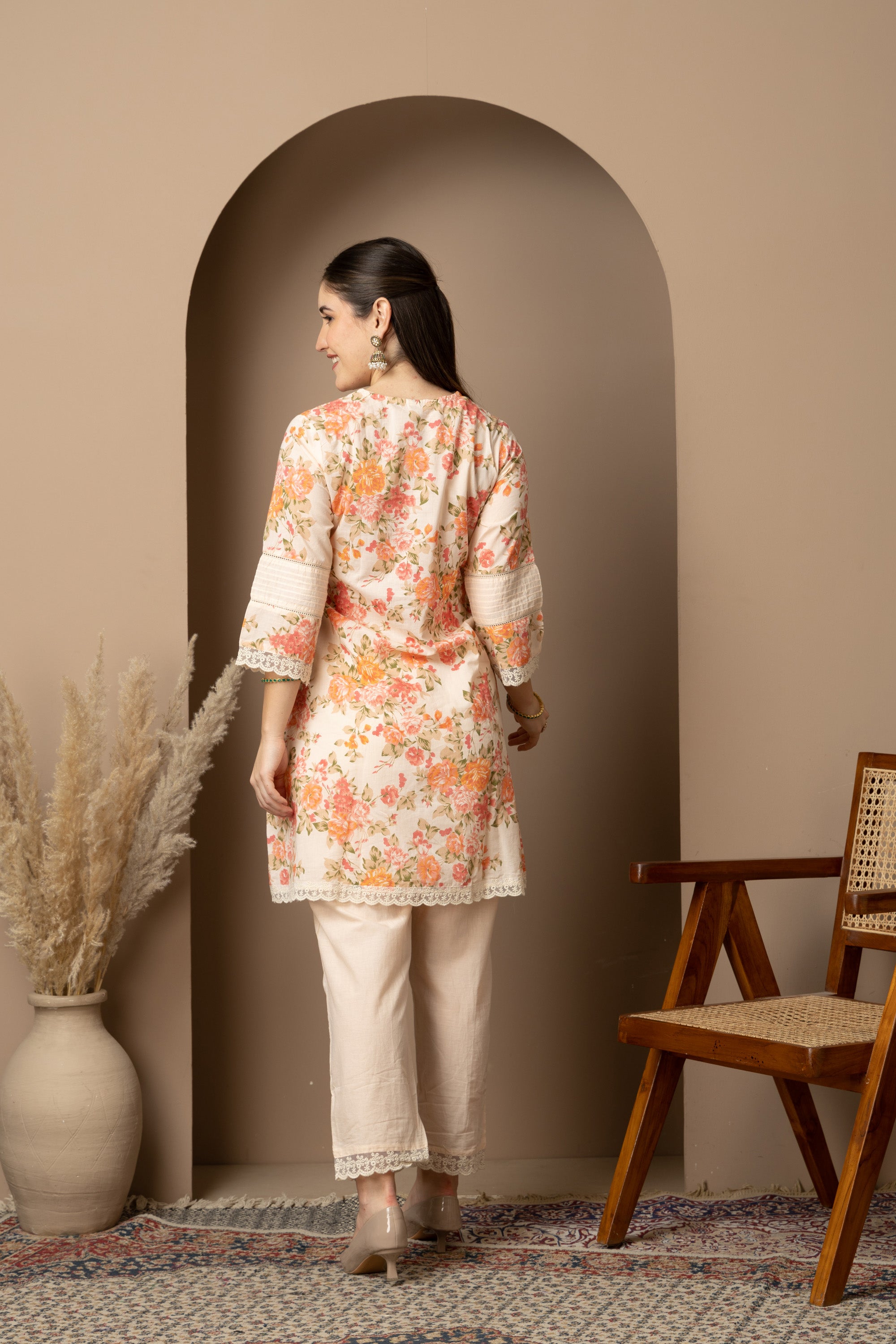 IVORY OFF WHITE/CREAM 2-PIECE KURTA SET’S