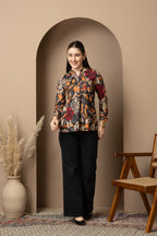 Women's Multicolor Floral Printed Shirt