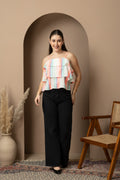Women's Pastel Stripe Layered Camisole Top