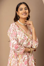 Blush Pink Floral Suit Set