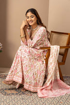 Blush Pink Floral Suit Set