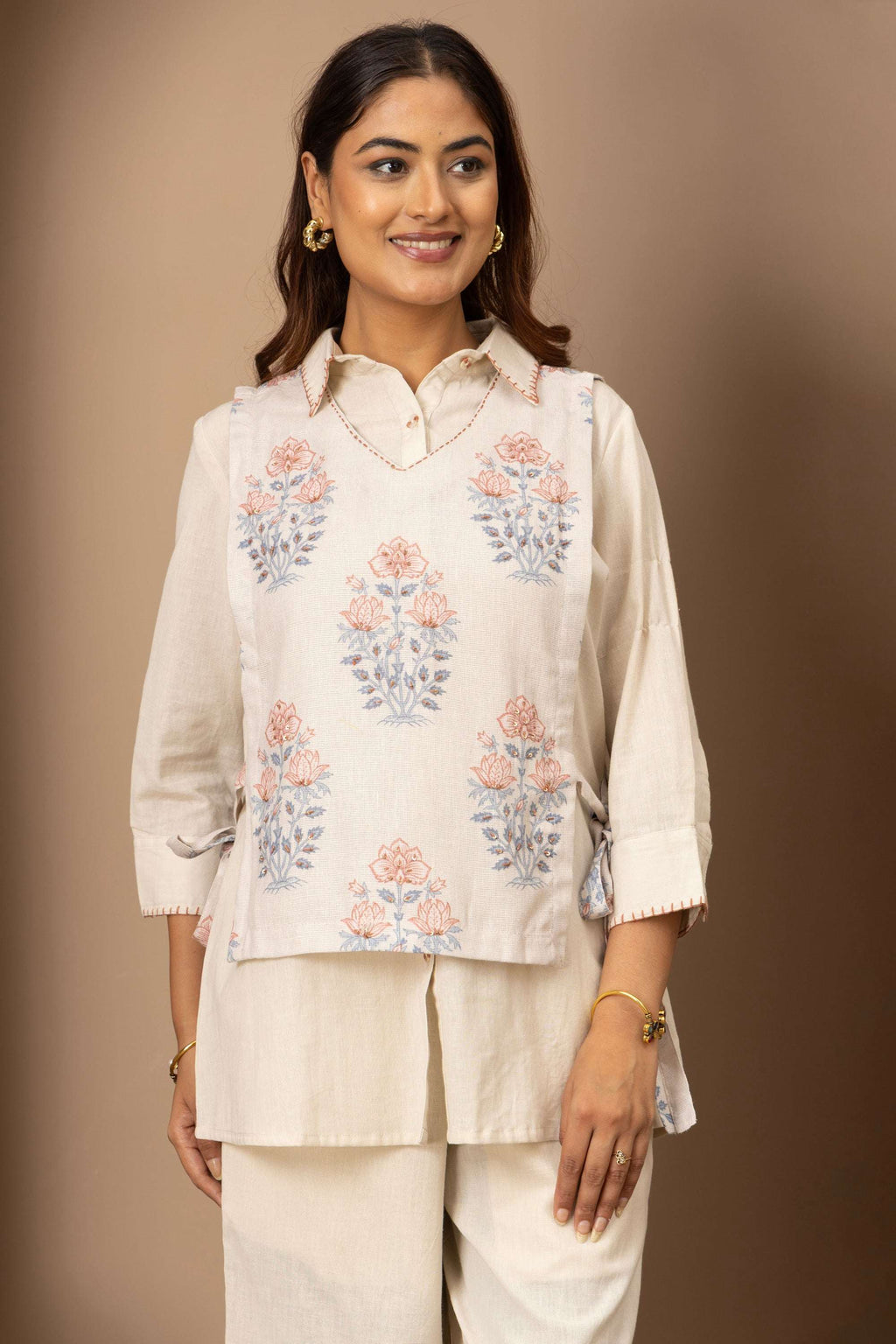 Ivory Floral Co-ord Set