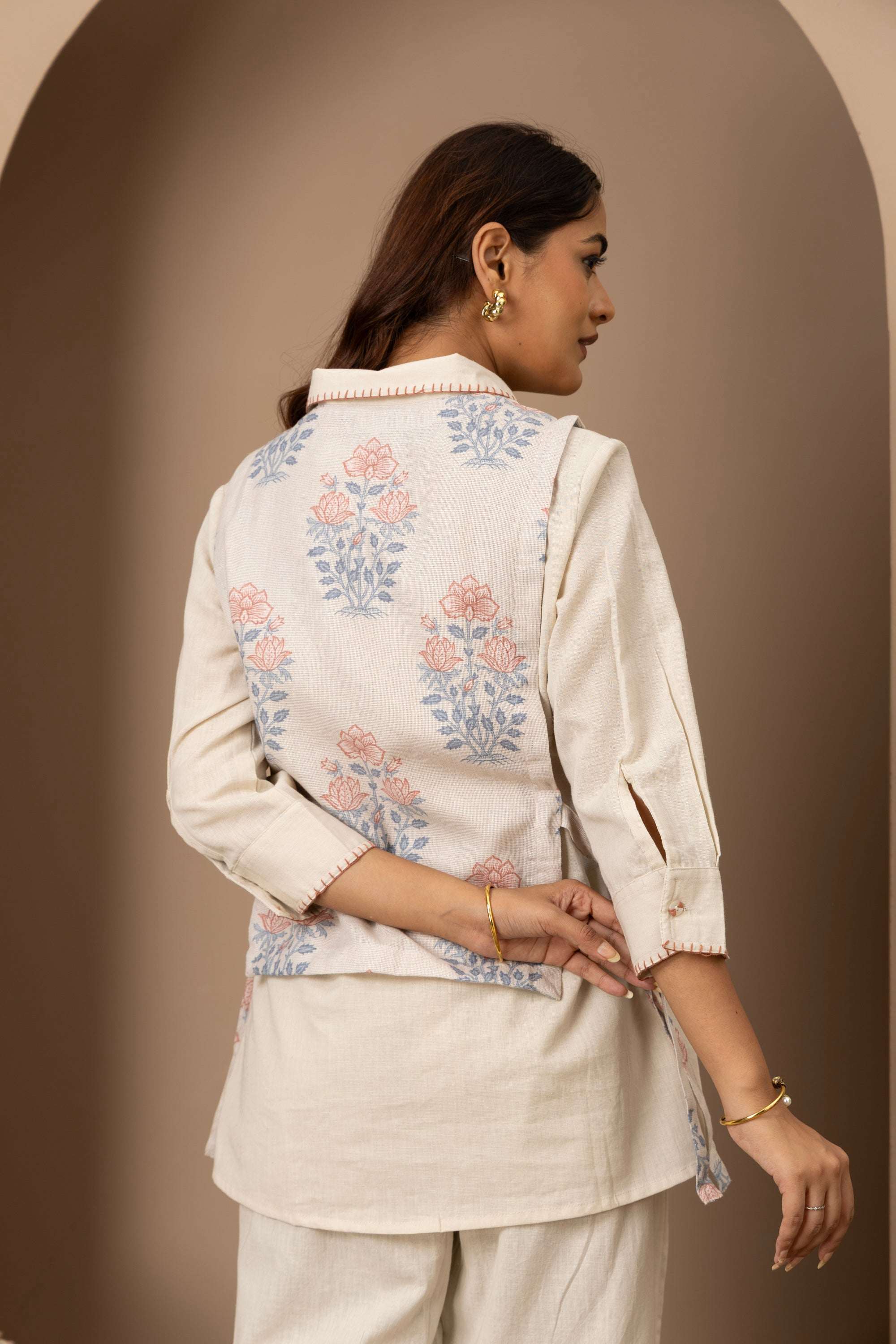 Ivory Floral Co-ord Set