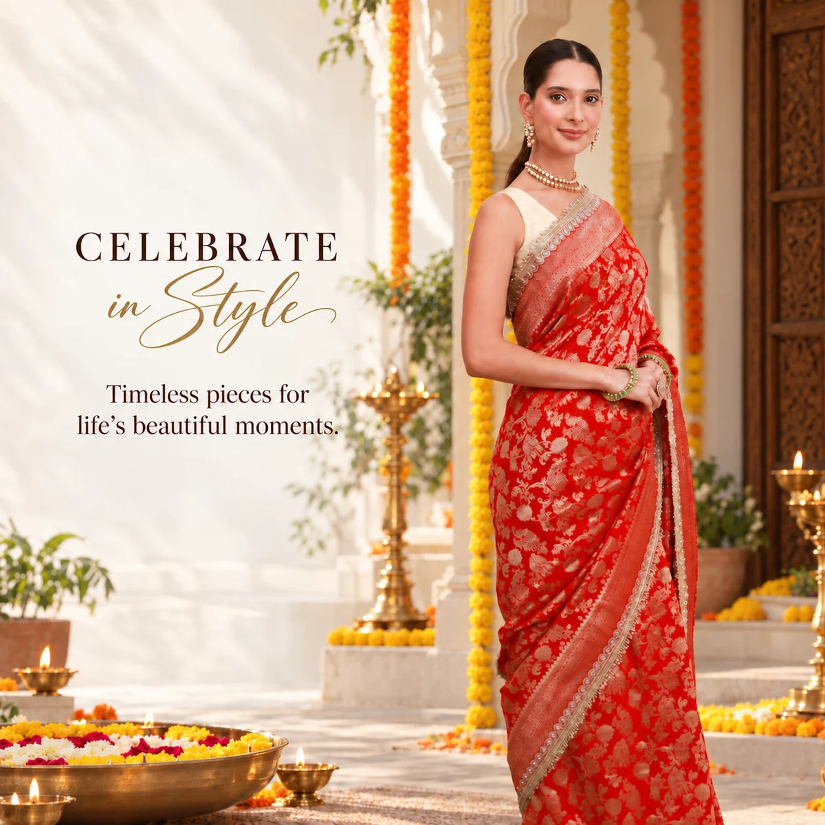 Celebrate in Style. Timeless pieces for life's beautiful moments.